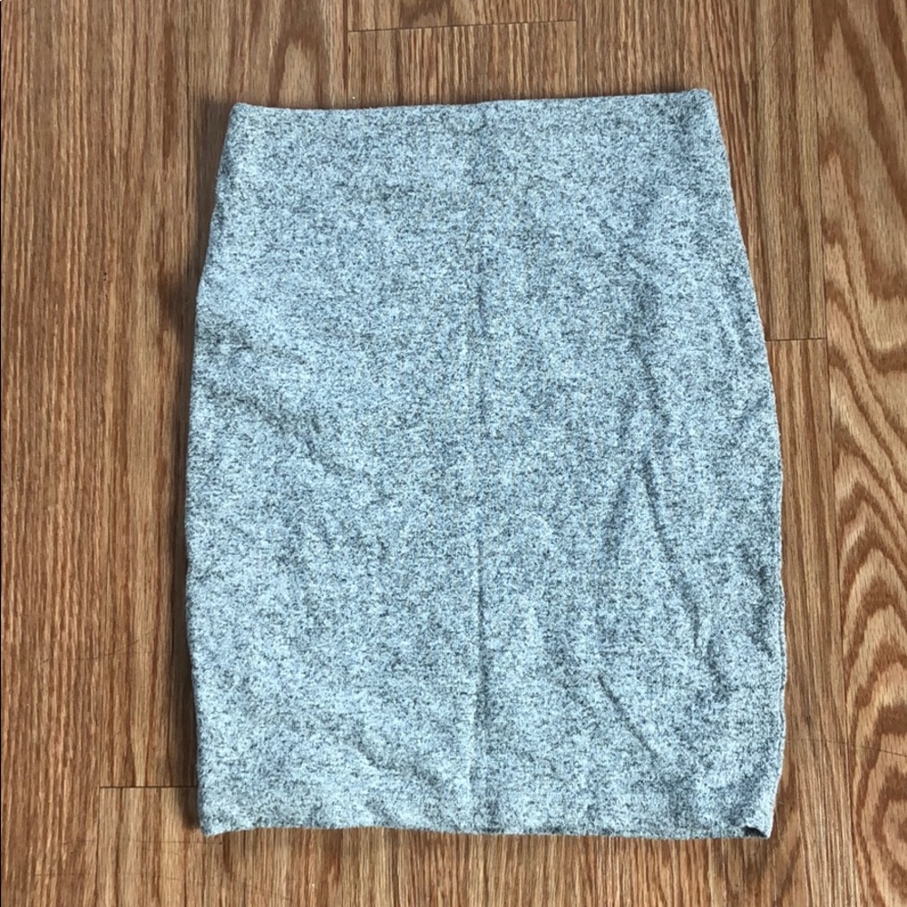 Lulus Grey Marl Skirt